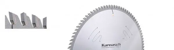 Karnasch Hartmetall-bestücktes Kreissägeblatt Formatieren - Massivholz 400x35/25x30mm 120 WZ - NL: UNI 111300400040