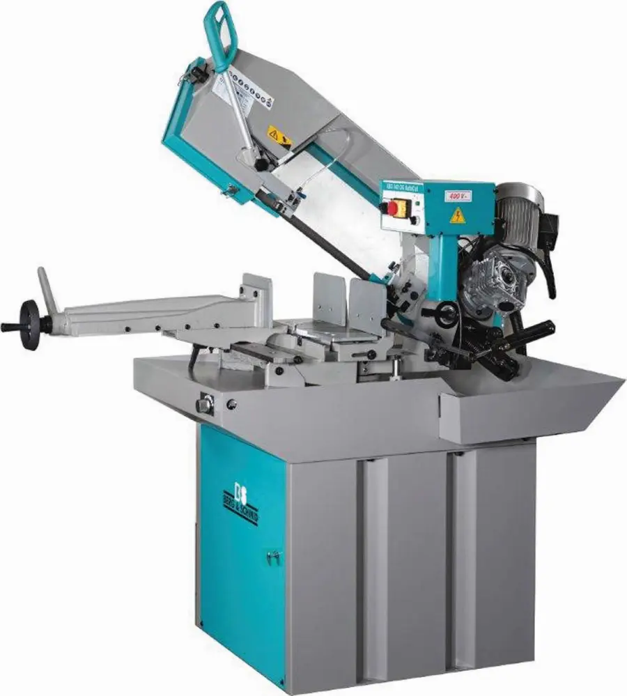 Berg &amp; Schmid Doppel-Gehrungsbandsäge 400 Volt 2 Geschwindigkeiten GBS 242 DG AutoCut 37+74 m/min 11/13 kW 400 V ...