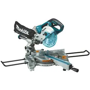 Makita Akku-Kapp- und Gehrungssäge 2x18 V (ohne Akku ohne Ladegerät) DLS714NZ