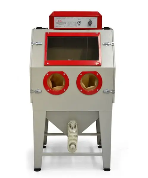ELMAG Sandstrahlkabine Modell PAL-2N (inklusive Absaugzyklon) 21351