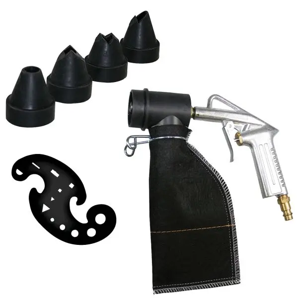 SW-Stahl Druckluft-Sandstrahlpistole 6-teilig 25065L