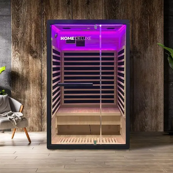 HOME DELUXE Infrarotkabine NERO - M 49212 4058166243058