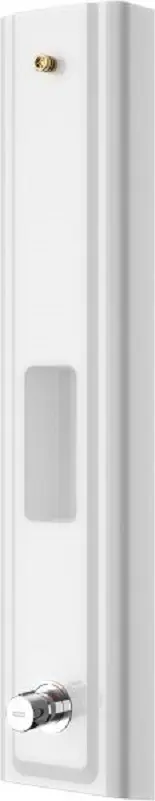 KWC Duschpaneel F5 hydraulisch Miranit Mischer für Duschkopf Ablage mit automatischer Brauserohrentleerung 2030056588