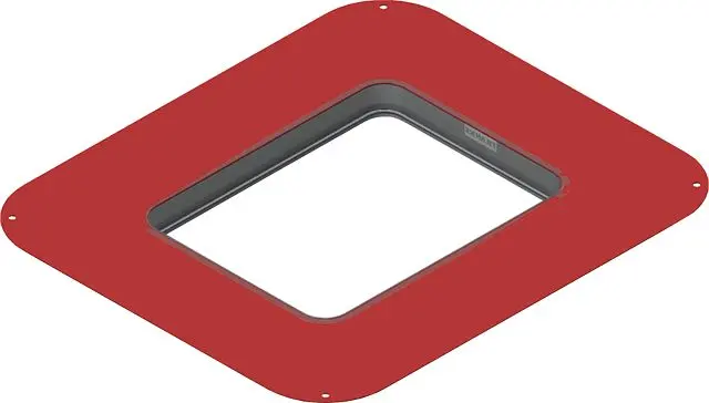 KWC Klebeflansch F5 Systembox R3 stufenlos verstellbar 2030041606