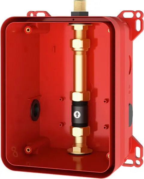 KWC Rohbauset F3 Systembox R3 duschen Kantik- oder vorgemischtes Warmwasser 2030040069