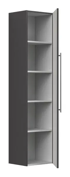 Posseik Hochschrank „Homeline“ 150 anthrazit seidenglanz 35 x 150 x 30 cm HOMELINEHS150000104DE