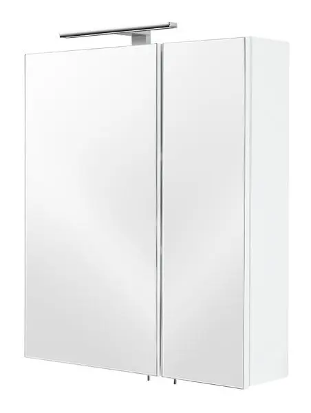 Posseik Spiegelschrank - multi-use - weiß 60 x 68 x 16 cm P0542976