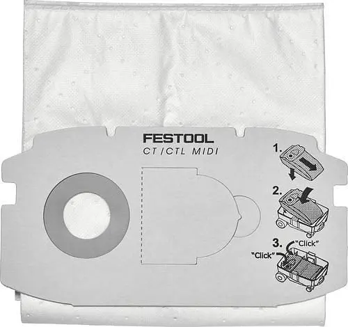 Festool SELFCLEAN Filtersack SC FIS-CT MIDI/5 VE: 5 Stück 498411