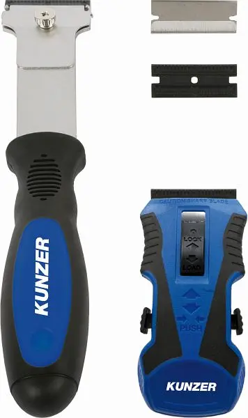 Kunzer Schabersatz bestehend aus 2 Schabern und 20 Klingen 7SCK22