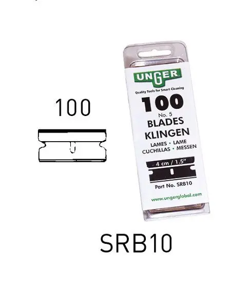 UNGER Ersatzklingen 4 cm VE: 1 Box á 100 Stück SRB10