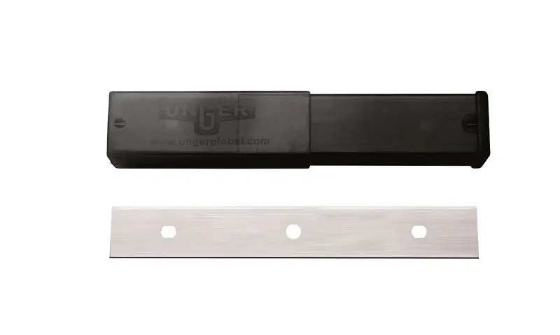 UNGER Premium Glasschaberklingen Edelstahl 10cm VE: 10 Etuis à 25 Stück ENB10