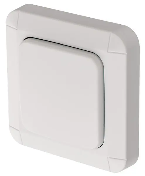 Brennenstuhl BrematicPRO Smart Home Wandschantiker für innen und aussen (Funk-Wandtaster zum Kleben oder verschrauben sko...