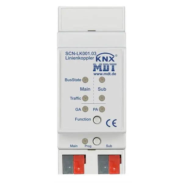 MDT Methodes Koppler KNX REG 2TE Bussystem KNX SCN-LK001.03 133589