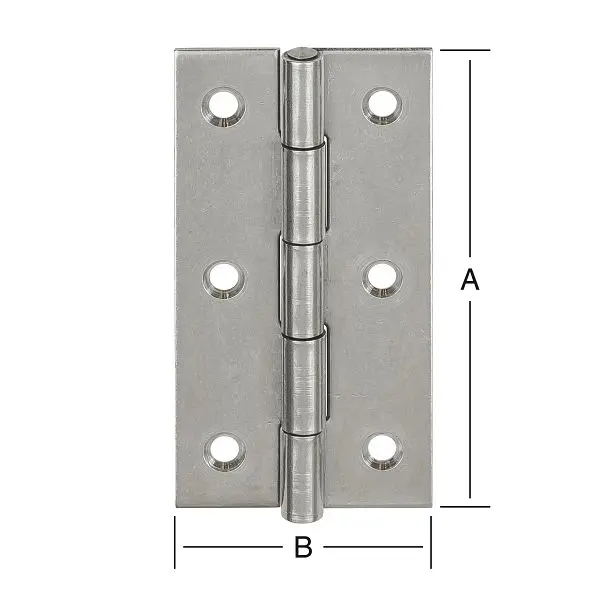 Vormann schmale Scharniere gerollt 40 x 26 mm VE: 10 Stück 092028000