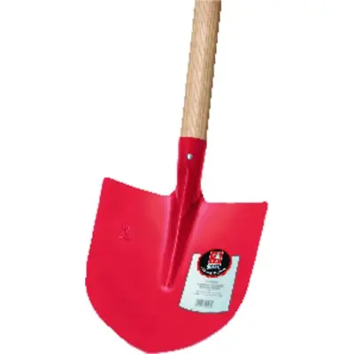 Idealspaten - Frankfurter Schaufel ELS rot gepulvert, Größe 5