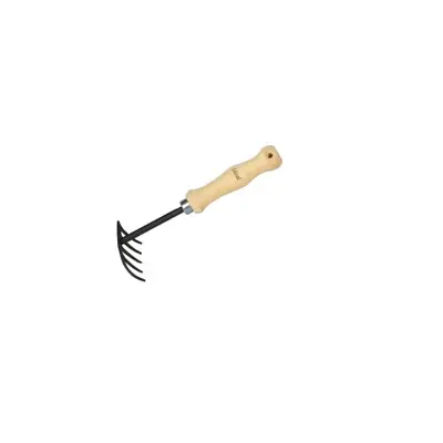 Idealspaten - Handrechen Buchenstiel 15,5 cm mit rutschfestem Griff