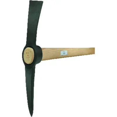 Idealspaten - Kreuzhacke 3,0 Kg mit Buchenstiel 95cm Import (Mit 5 Jahren Garantie)