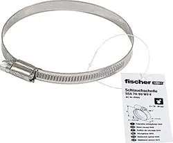 Fischer Schlauchschelle SGS 70-90 W1 E VE: 25 Stück 49882
