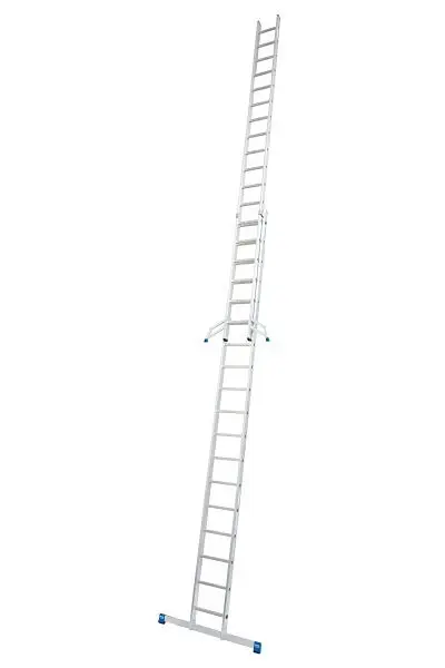 Krause Stabilo Schiebeleiter zweiteilig 2x18 Sprossen 133359