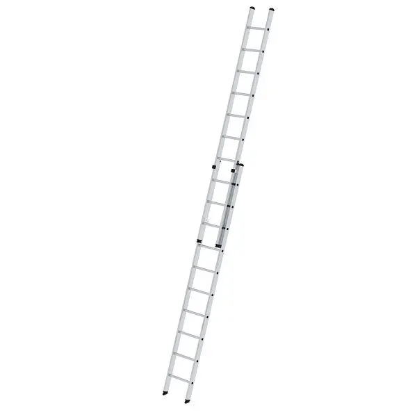 Munk Günzburger Steigtechnik Sprossen-Schiebeleiter 2-teilig ohne Traverse 2x10 Sprossen 020210