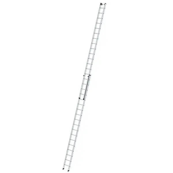 Munk Günzburger Steigtechnik Sprossen-Schiebeleiter 2-teilig ohne Traverse 2x18 Sprossen 020218