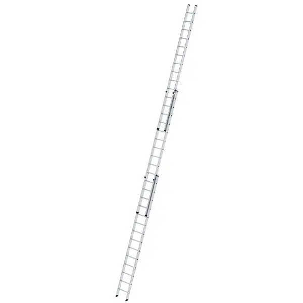 Munk Günzburger Steigtechnik Sprossen-Schiebeleiter 3-teilig ohne Traverse 3x14 Sprossen 020314