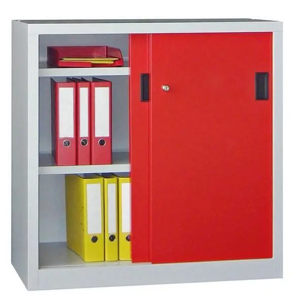 Pavoy Schiebetürenschrank 1000/500/1000 Böden gepulvert 30300-100-501-910