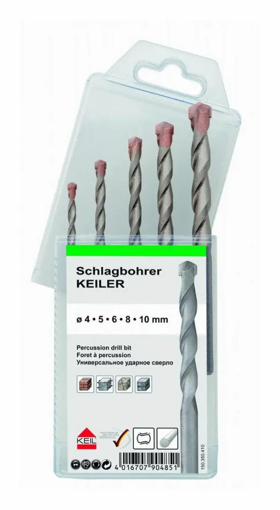 KEIL Schlagbohrer Produktlinie Schlagbohrer KEILER MultiPack 5-teilig A1.150.350.410