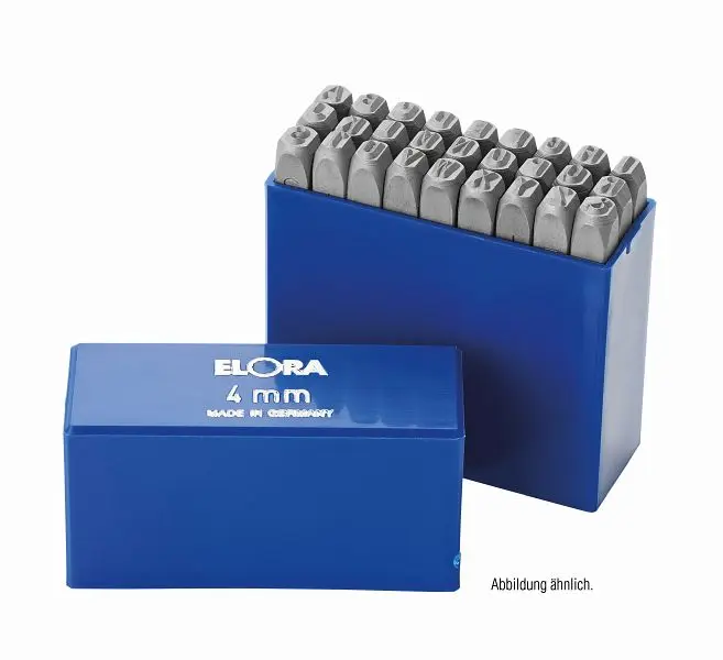 ELORA Schlagbuchstaben-Satz 27-teilig ELORA 400B-7 mm 0400010070000