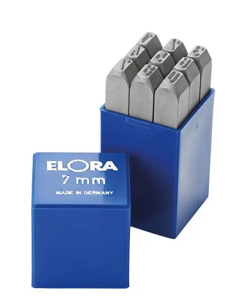 ELORA Schlagziffern-Satz 9-teilig 400Z-4 mm 0400000040000