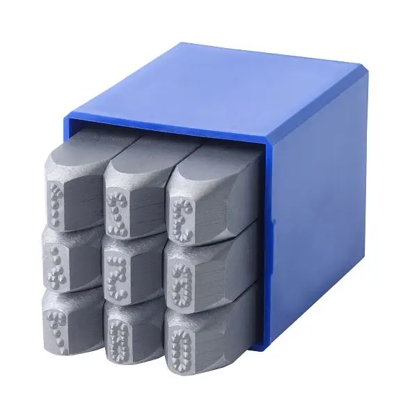 GRAVUREM RP (LOW-STRESS DOT-STYLE) Schlagzahlensatz 0-9 Schrifthöhe: 8 mm 14308000