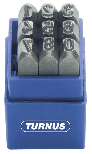 Kukko Schlagzahlen Satz extra schwere Produktqualität 9-teilig Typenhöhe: 50 mm 330-505