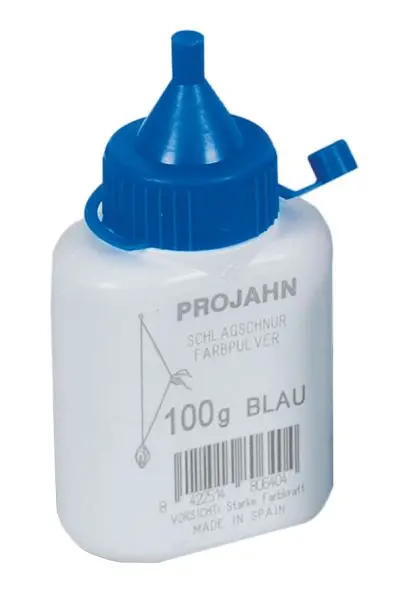 Projahn Farbpulverflasche 100g blau für Schlagschnurroller 2393-1