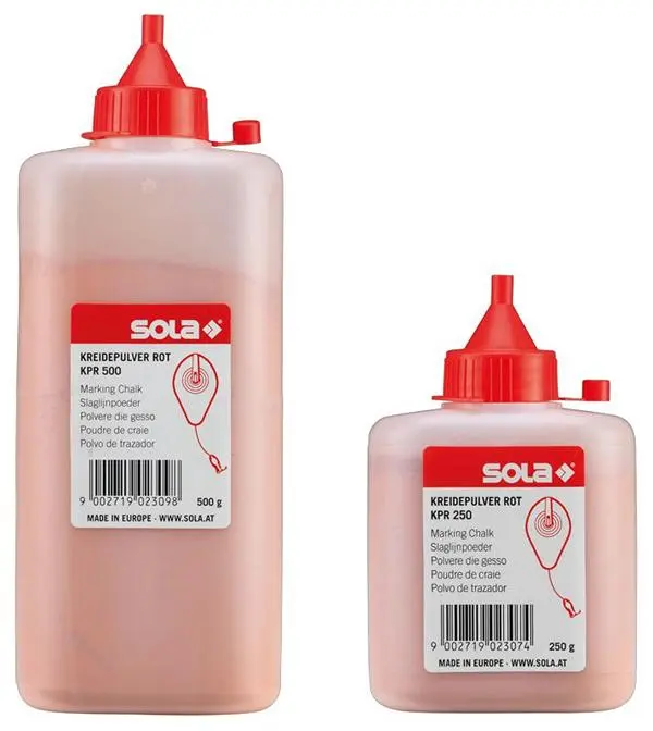 Sola Schlagschnurkreide KPR 250 Flaschen à 250 g VE: 6 Stück 66150601