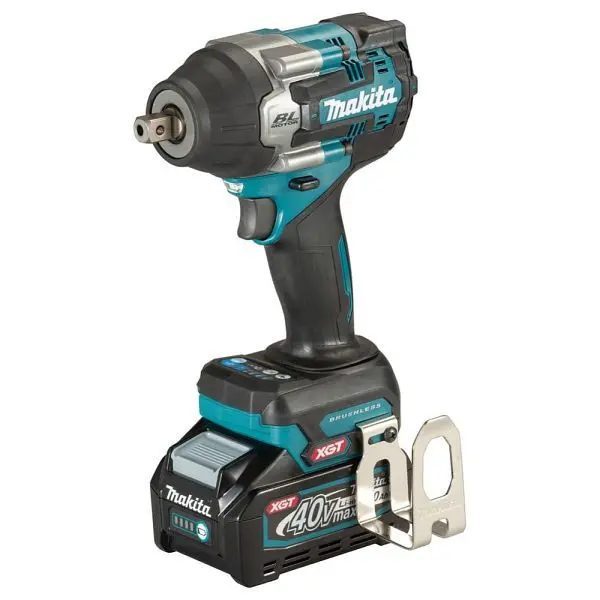 Makita Akku-Schlagschrauber 40 V maximale 1/2" 760 Nm 0-2.300 min-1 2 Akkus + Ladegerät im MAKPAC TW008GM201