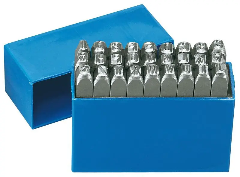 GEDORE Schlagbuchstaben 27-teilig Schrifthöhe 6 mm 8605220
