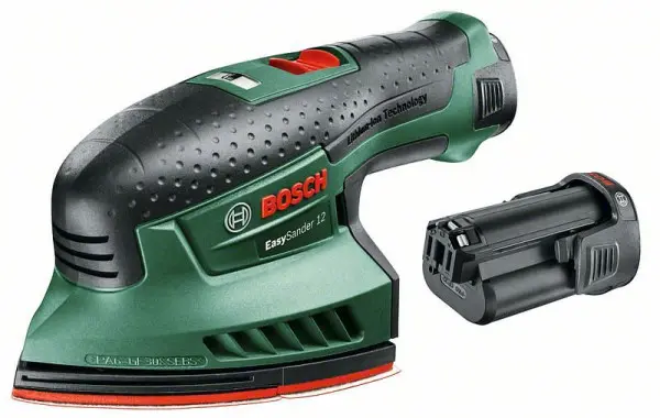Bosch Akku-Multischleifer EasySander 12 mit 2 x PBA 12V 2.5 Ah Akku 060397690A