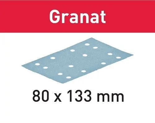 Festool Schleifstreifen STF 80x133 P180 GR/100 Granat VE: 100 Stück 497122