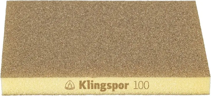 Klingspor SW 501 TR Schleifschwämme Alukleinformatumoxid 123 x 96 x 125 mm Korn 220 VE: 100 Stück 353262