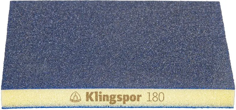 Klingspor SW 501 TR Schleifschwämme Alukleinformatumoxid 123 x 96 x 125 mm Korn 180 VE: 100 Stück 351574