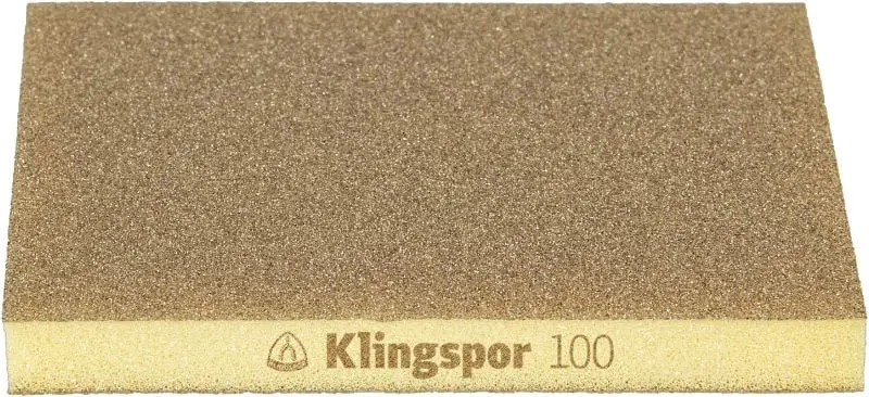 Klingspor SW 501 TR Schleifschwämme Alukleinformatumoxid 123 x 96 x 125 mm Korn 100 VE: 100 Stück 351573