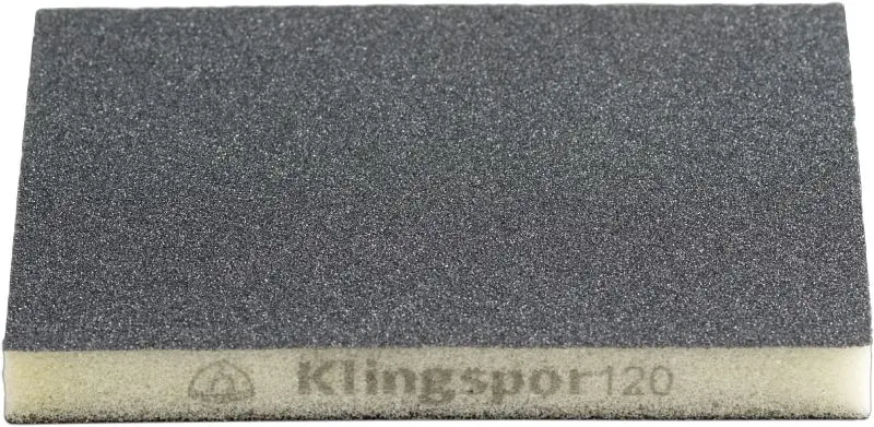 Klingspor SW 502 Schleifschwämme Sica 123 x 96 x 125 mm Korn 120 VE: 100 Stück 244377