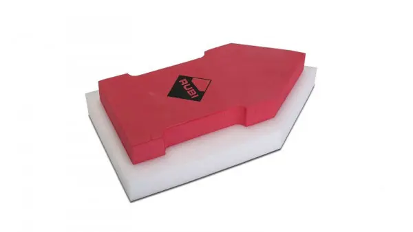 Rubi Porex Schwamm 24 x 14 cm spitz VE: 10 Stück 83998