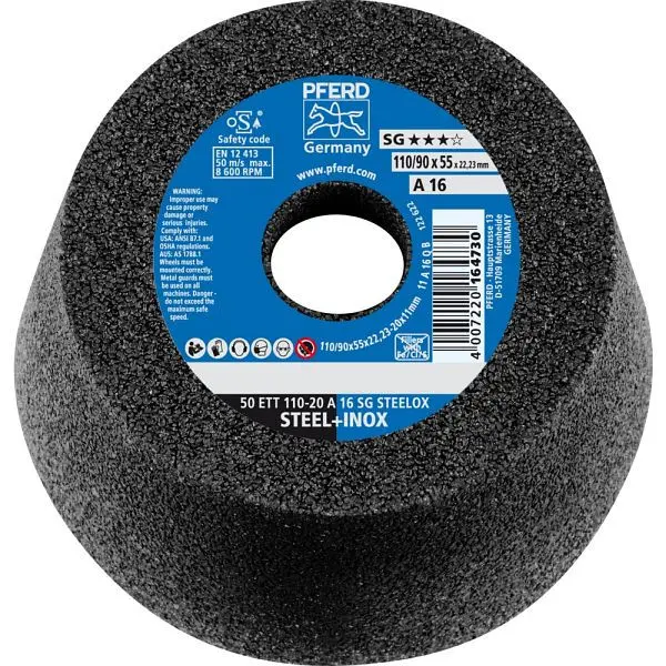 Pferd Schleiftopf 50 ETT 110-20 16 SG STEELOX VE: 2 Stück 63418222