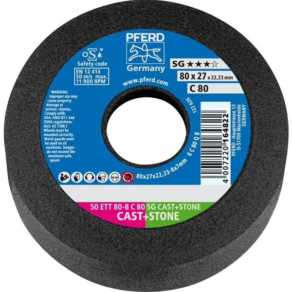 Pferd Schleiftopf 50 ETT 80-8 C 80 SG CAST+STONE VE: 5 Stück 63588122