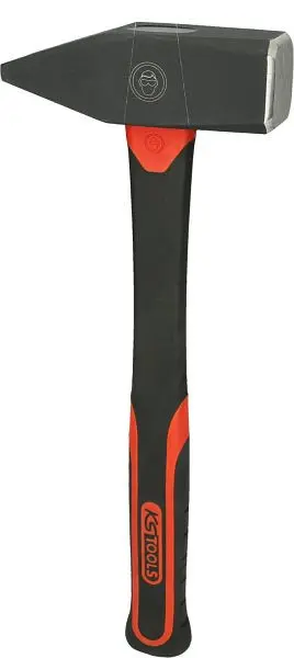 KS Tools Schlosserhammer mit Fiberglasstiel 2000g 142.1405