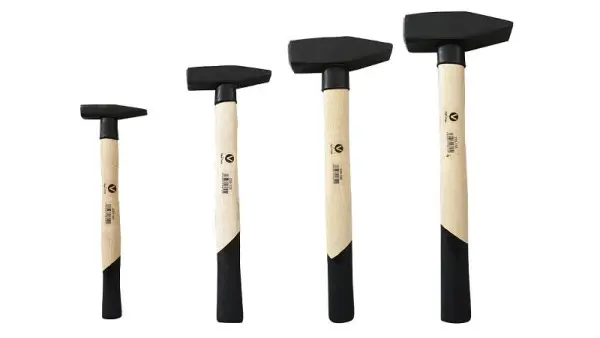 VaGo-Tools Profi 4-teiliges Set Schlosserhammer Schlosser Hammer 100 300 800 1000 g 233-101/103/108/110 je 1_cv