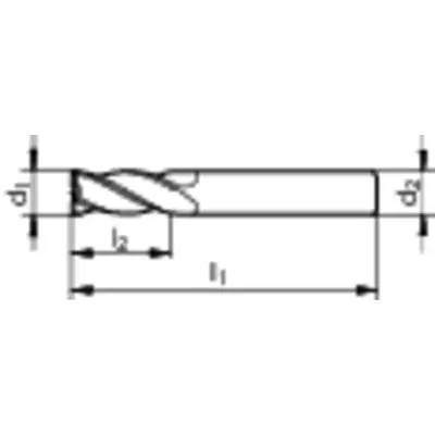 GÜHRING® - Ratiofräser SL extralang WN FIRE Z4 12,0mm