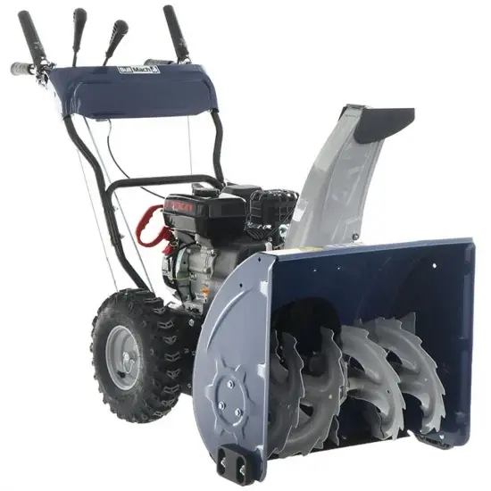Hochleistungs- BullMach BM-61 LW - Benzin-Schneefräse - Loncin H200
