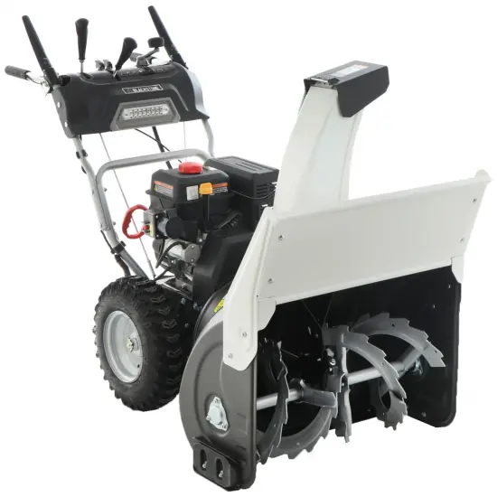 Robuster 2-Stufen- BlackStone B-ST 71 LWE - Benzin-Schneefräse - Loncin G250F(D)S